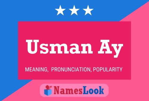 Usman Ay Name Poster