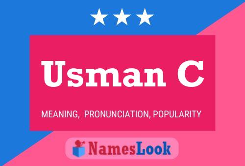 Usman C Name Poster