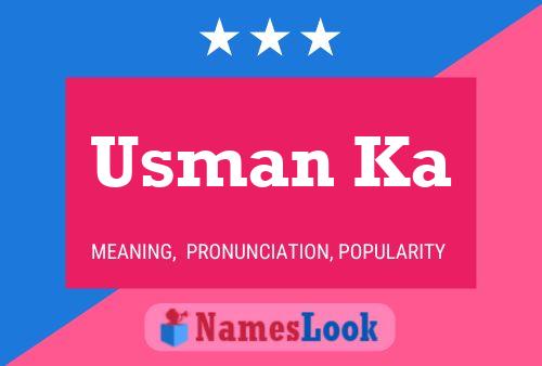 Usman Ka Name Poster