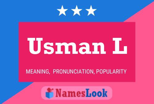 Usman L Name Poster