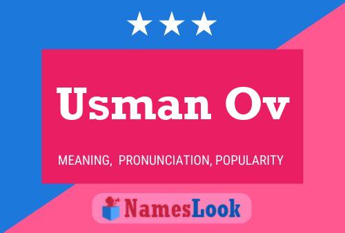 Usman Ov Name Poster