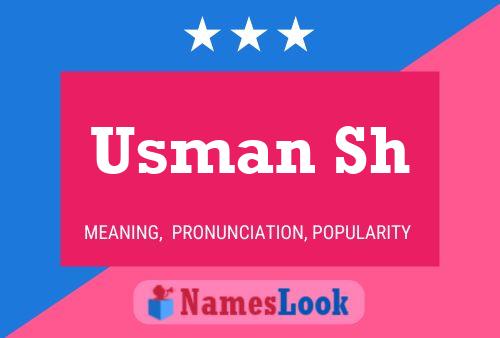 Usman Sh Name Poster