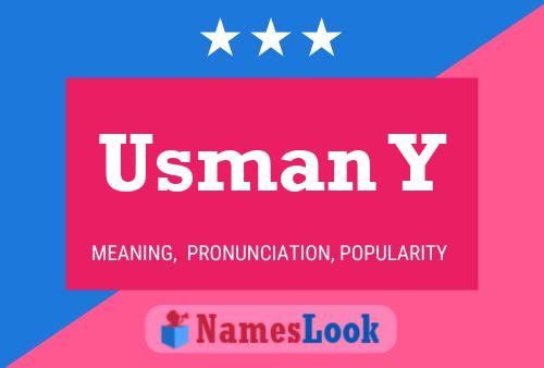 Usman Y Name Poster