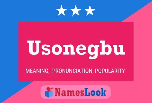 Usonegbu Name Poster