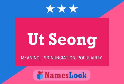 Ut Seong Name Poster