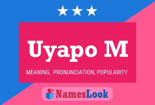 Uyapo M Name Poster