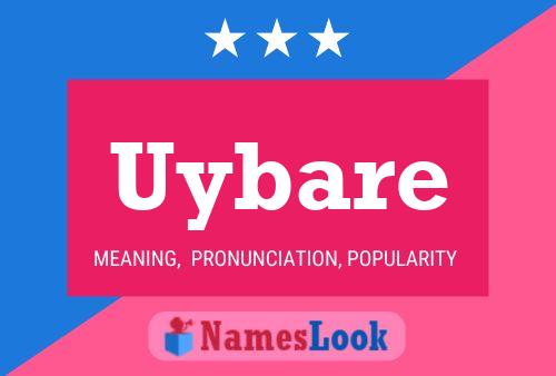 Uybare Name Poster