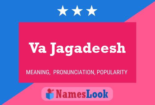 Va Jagadeesh Name Poster