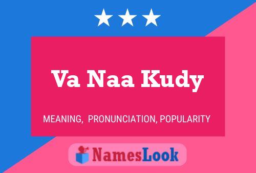 Va Naa Kudy Name Poster