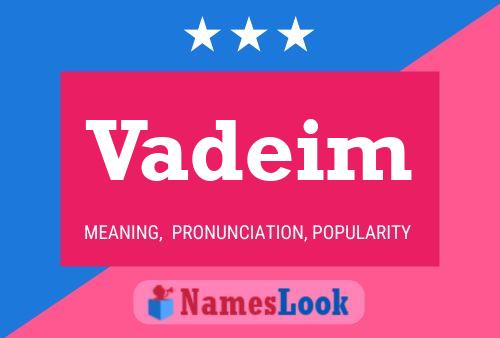 Vadeim Name Poster