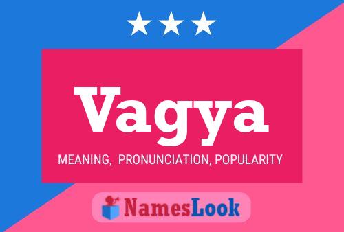 Vagya Name Poster