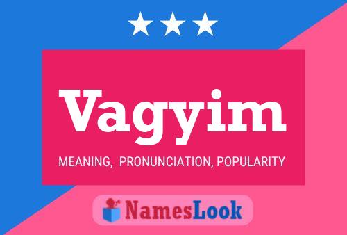 Vagyim Name Poster