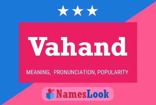 Vahand Name Poster