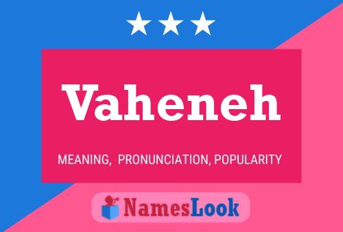 Vaheneh Name Poster