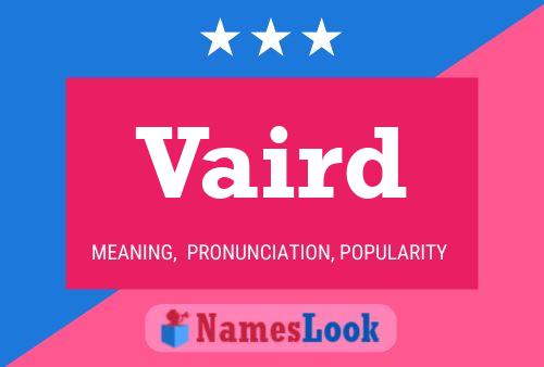 Vaird Name Poster