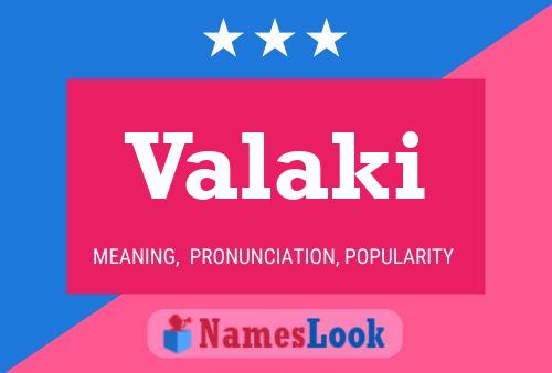 Valaki Name Poster