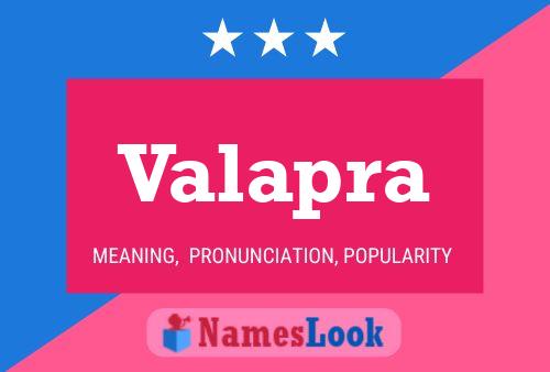 Valapra Name Poster