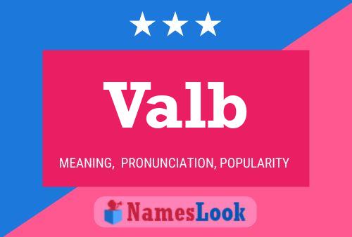 Valb Name Poster