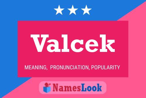 Valcek Name Poster