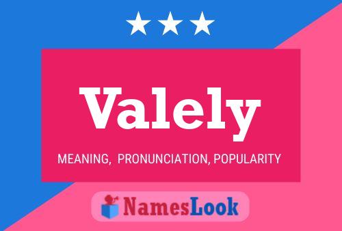 Valely Name Poster