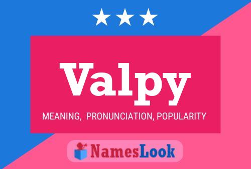 Valpy Name Poster