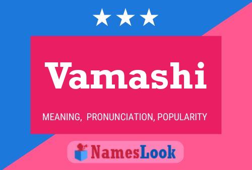 Vamashi Name Poster