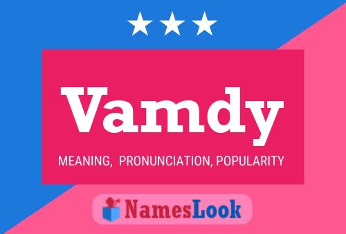 Vamdy Name Poster