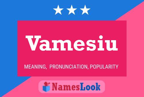 Vamesiu Name Poster