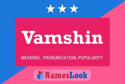 Vamshin Name Poster