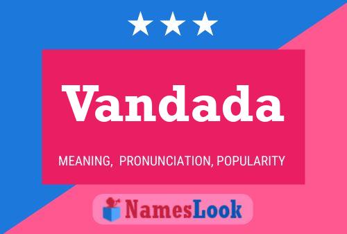 Vandada Name Poster