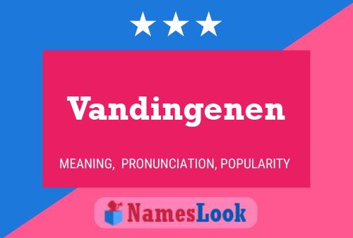 Vandingenen Name Poster