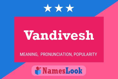 Vandivesh Name Poster