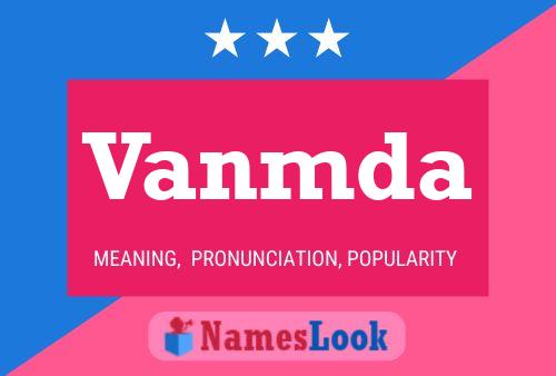 Vanmda Name Poster