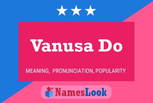 Vanusa Do Name Poster