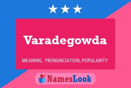 Varadegowda Name Poster