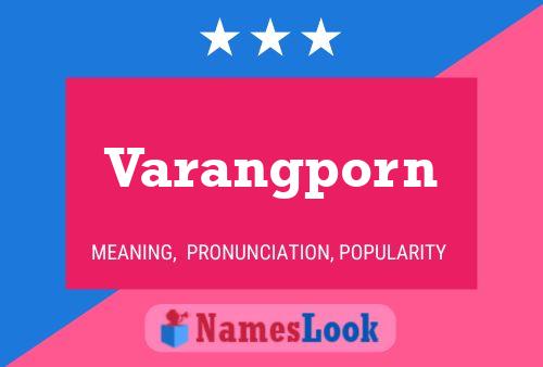 Varangporn Name Poster