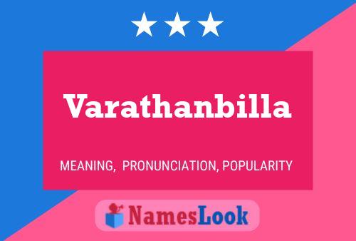 Varathanbilla Name Poster