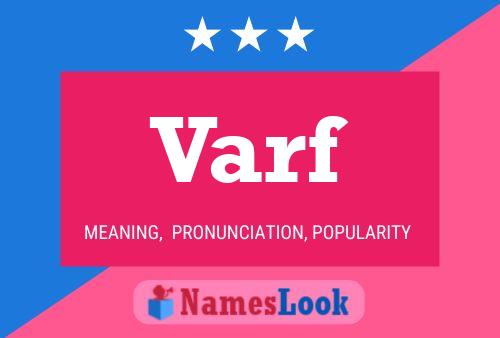 Varf Name Poster