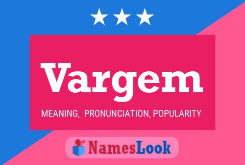 Vargem Name Poster