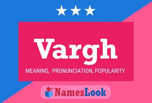 Vargh Name Poster