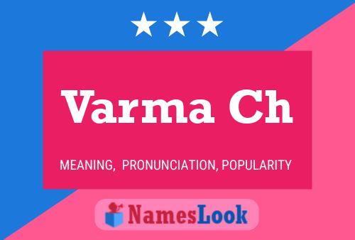 Varma Ch Name Poster