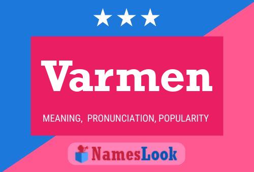 Varmen Name Poster