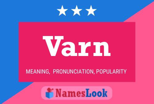 Varn Name Poster