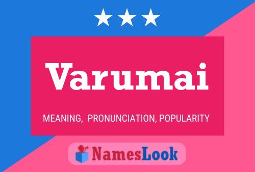 Varumai Name Poster