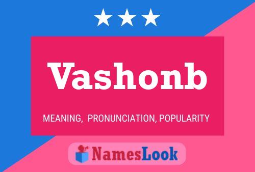 Vashonb Name Poster