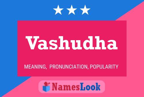 Vashudha Name Poster