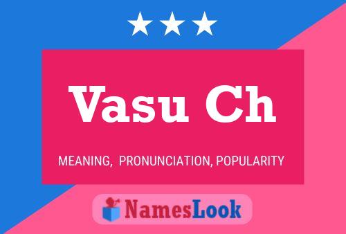 Vasu Ch Name Poster