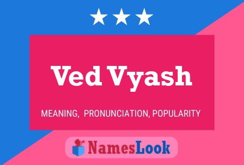 Ved Vyash Name Poster