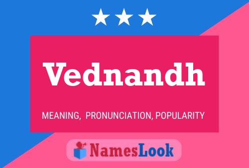 Vednandh Name Poster