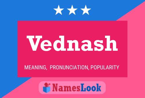 Vednash Name Poster